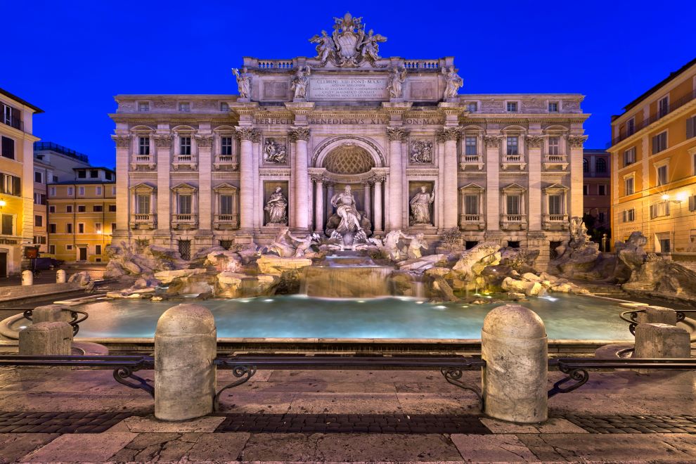 la fontana de trevi