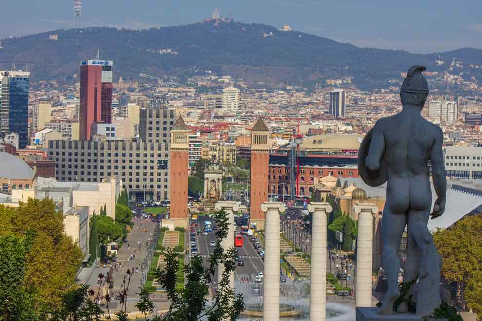 montjuic in barcelona